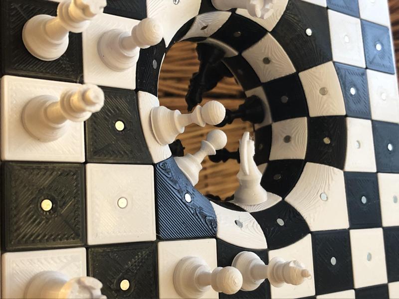 Wormhole Chess Board 