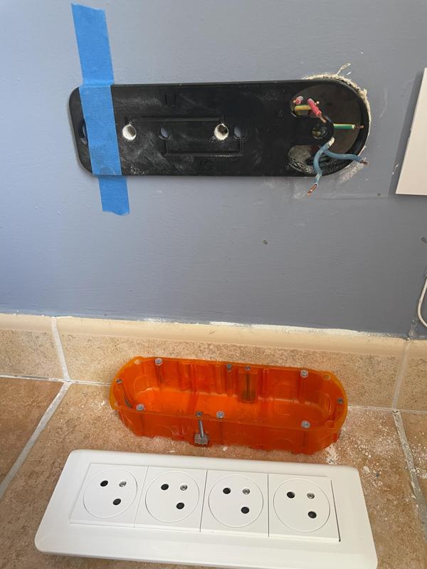 Wall socket drill jig