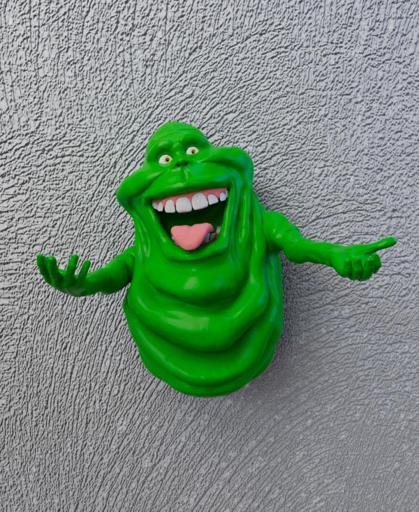 Amazing SLIMER from Ghostbusters - Wall hanging