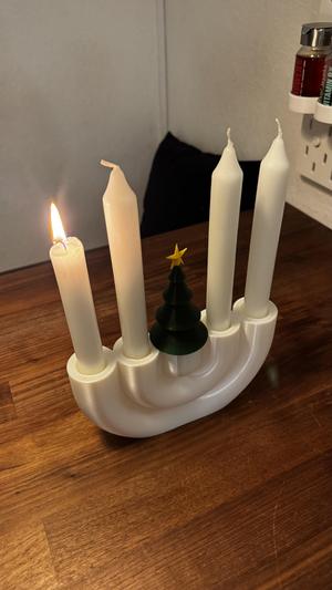 Advent Tischkerzenhalter, Weihnachten / Advent table candle holder, Christmas