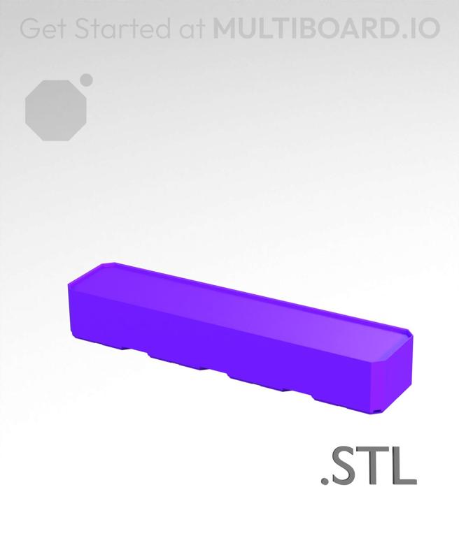 4x1x0·75 - Multibin Insert - STL Remixing File