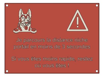 Attention au chien Malinois / staff