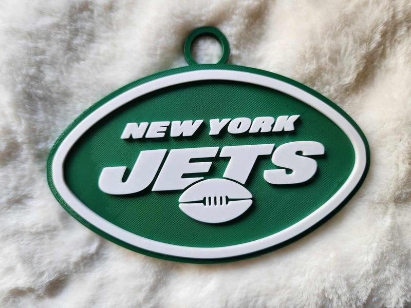 New York Jets Oversized Necklace, Pendant