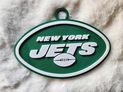 New York Jets Oversized Necklace, Pendant