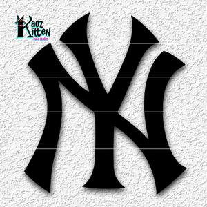 new york yankees logo baseball team wall art