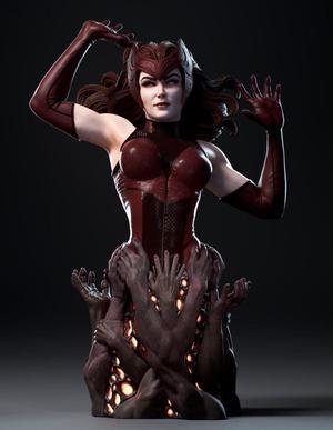 Scarlet Witch Statue 