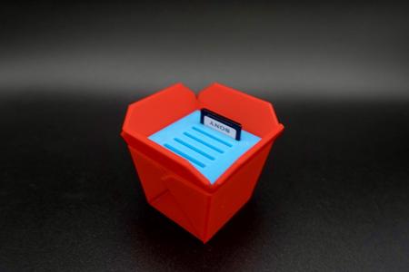 SD Card Holder Mini Chinese Takeout Box