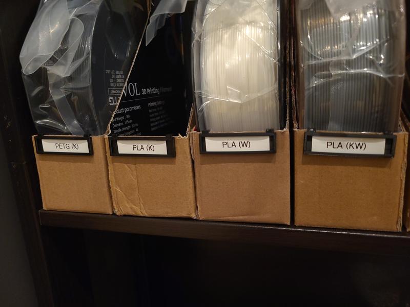 Parametric drop-in label holder
