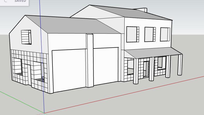 N scale Modern house hyper realistic