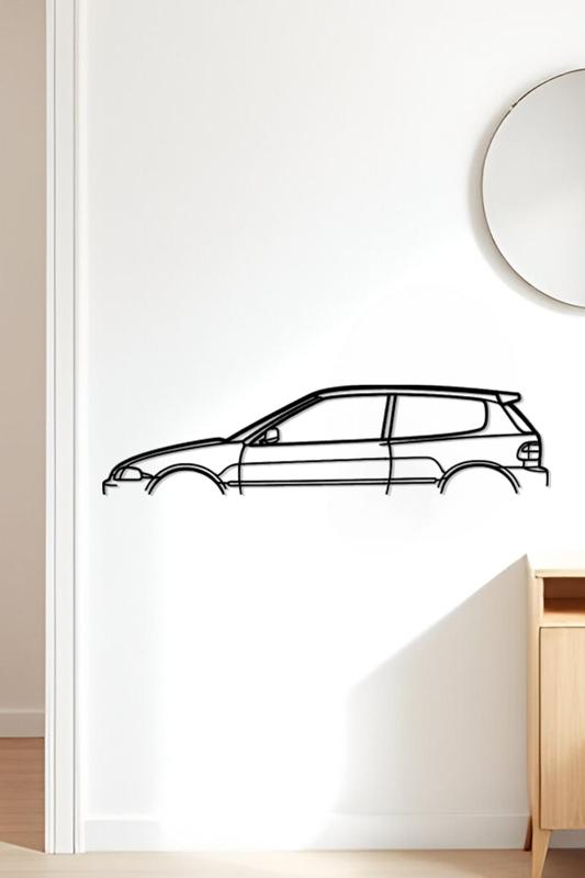 Civic Wall Art, Wall Decor, Home Decor