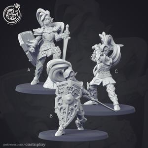 Female Warrior (Pre-Supported)
