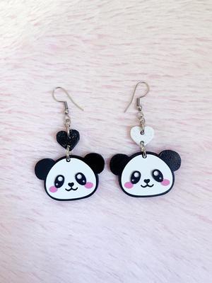 Panda Earrings