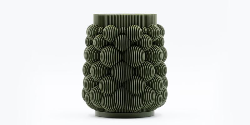 Bubble Vase 08 | STL file | modern vase model