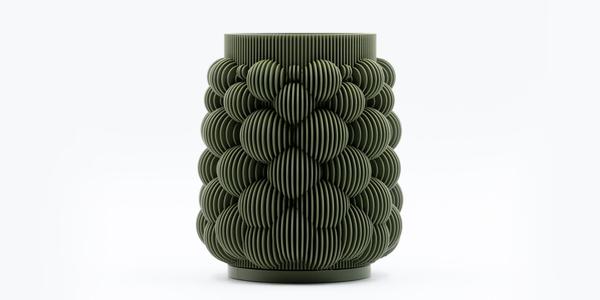 Bubble Vase 08 | STL file | modern vase model