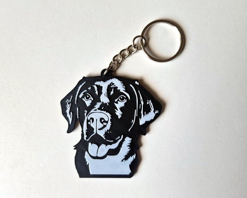 Labrador retriever keychain
