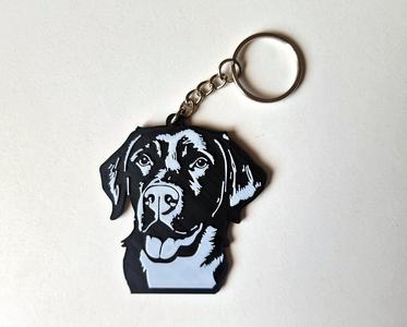 Labrador retriever keychain
