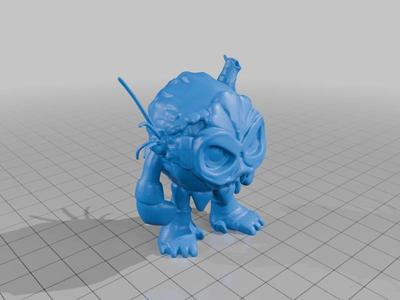 Figure of Kotu - The Kakamora Warrior from Vaiana 2