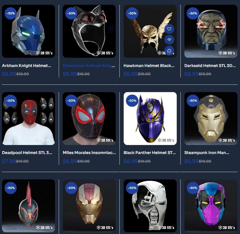 Helmet Stl Collection