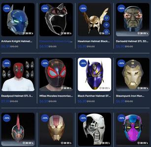 Helmet Stl Collection
