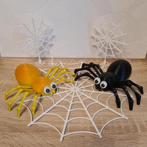 Cute Spider with web shooter and magnetic flexible legs
