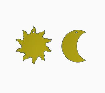 Sun and Moon Earrings