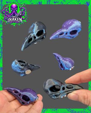 Mini Raven Skull Spood Hide