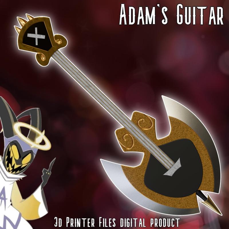 Adam Guitar Axe Hazbin Hotel