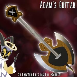 Adam Guitar Axe Hazbin Hotel