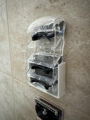 Gillette razorblades box hanging adapter