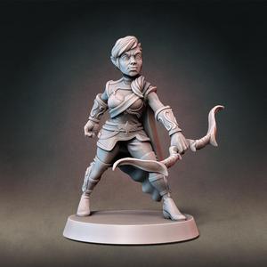 Elf Ranger Type A with Modular Hands and Weapons (Presupported)