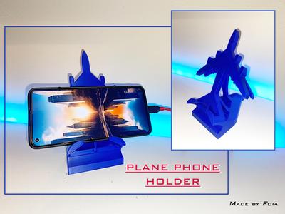 Airplane phone holder