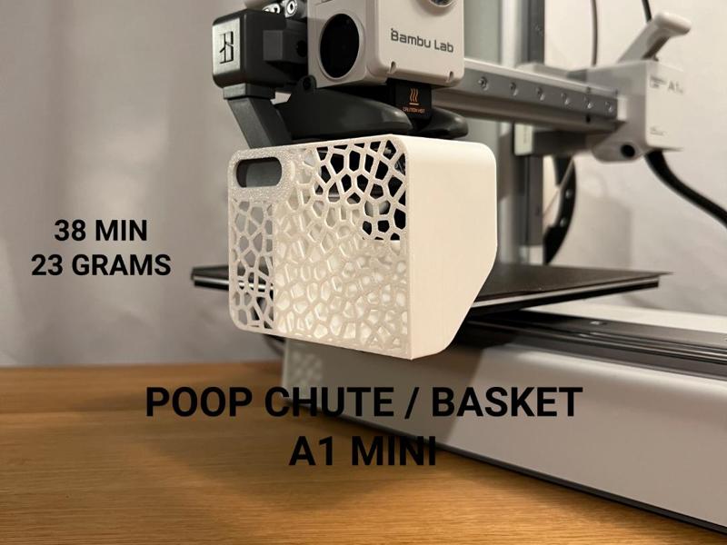 Poop Chute / Basket / Bucket Mini for A1 / A1 mini