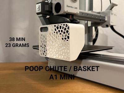 Poop Chute / Basket / Bucket Mini for A1 / A1 mini