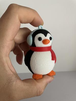 Knitted Penguin Figurine and Ornament / No Supports / 3MF Included