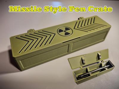 Missile Style Pen Crate