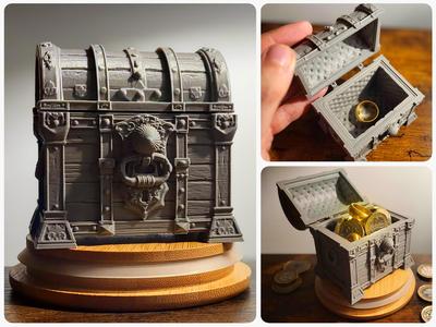 DnD Openable Ornate Treasure Chest