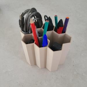 Hexagonal Desk Organizer 