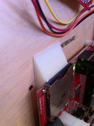 SD card ramp