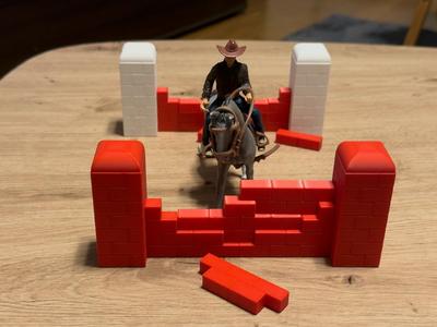 Riding Tournament Wall V1 Schleich Playmobil