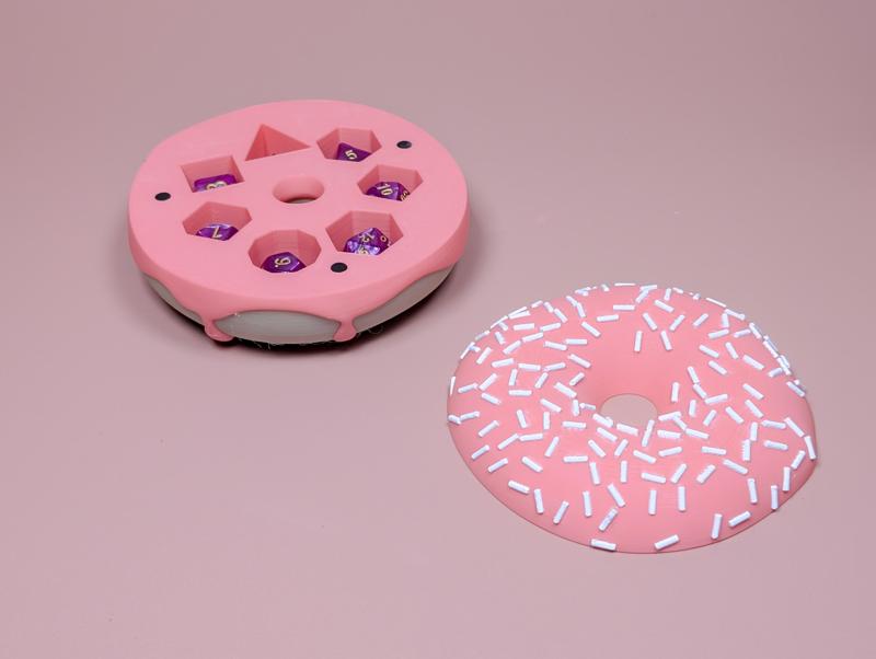 Doughnut Polyhedral Dice Container