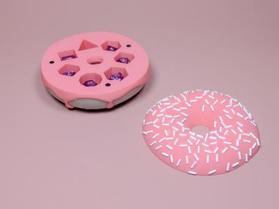 Doughnut Polyhedral Dice Container