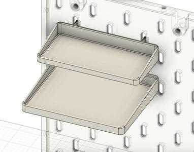 Small Shelf (Compatible with IKEA Skadis)