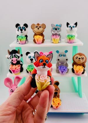 Mother's Day Roseables Foxes