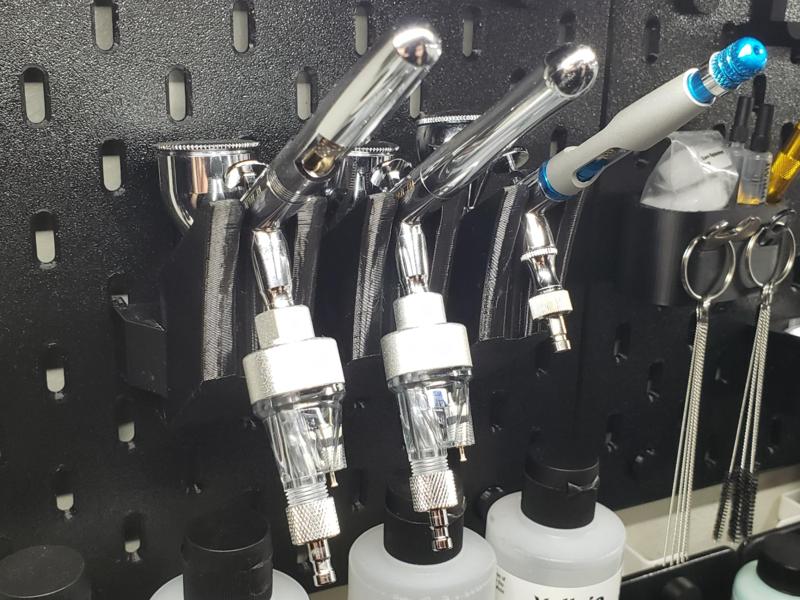 Skadis Airbrush holder x3 (for 3 airbrushes)