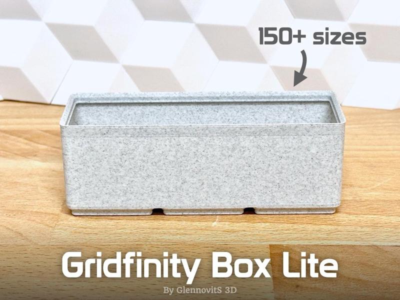 Gridfinity Box Lite - Filament friendly bins