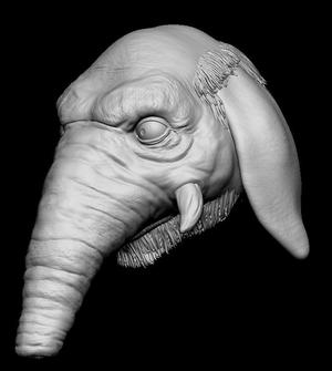 Nol - Skeleton Crew Star Wars Action Figure Head Sculpt - 3D Print File STL