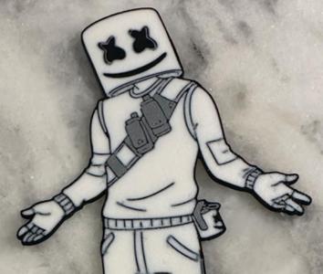 Fortnite - Marshmello Skin - Cake Topper