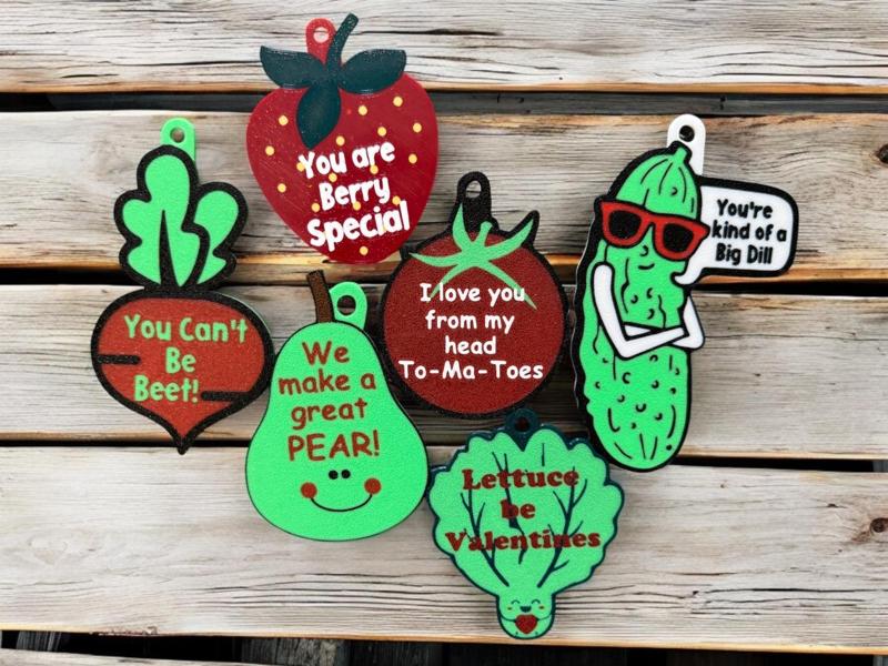 Valentine's day keychains