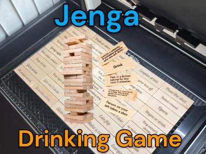 Jenga Drinking Game / Laser Engraver