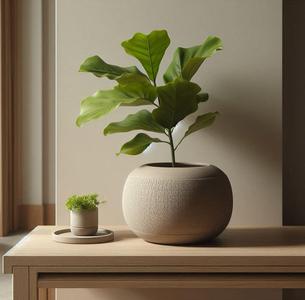 Fuzzy Bowl Planter